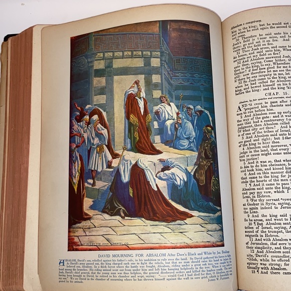 Vintage 1936 New Standard Reference Bible, Cyclopedic Indexed - Picture 12 of 16